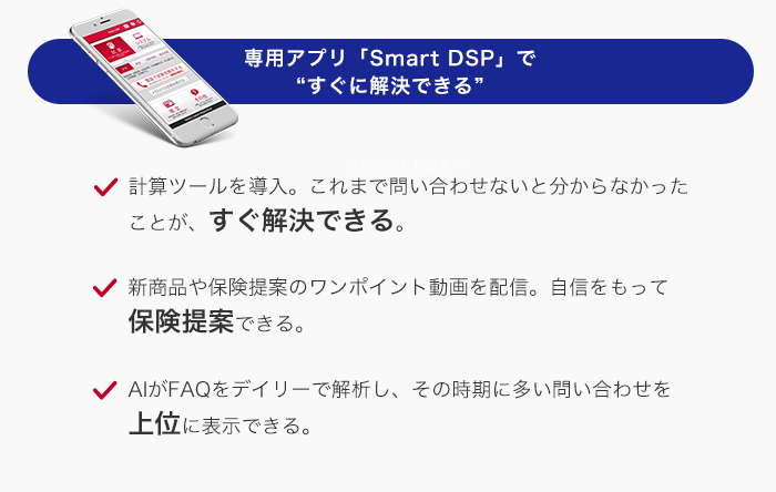 図：専用アプリ「Smart DSP」ですぐに解決できる